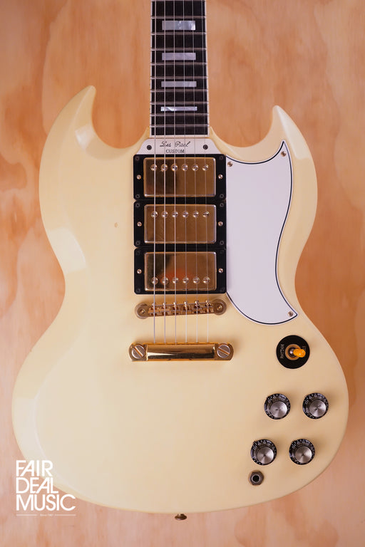 Gibson Les Paul '61 SG Custom 3 Pickup in White, USED - Fair Deal Music