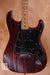 Fender Limited Edition Sandblasted Ash Stratocaster in Crimson Red Transparent, USED - Fair Deal Music