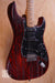 Fender Limited Edition Sandblasted Ash Stratocaster in Crimson Red Transparent, USED - Fair Deal Music