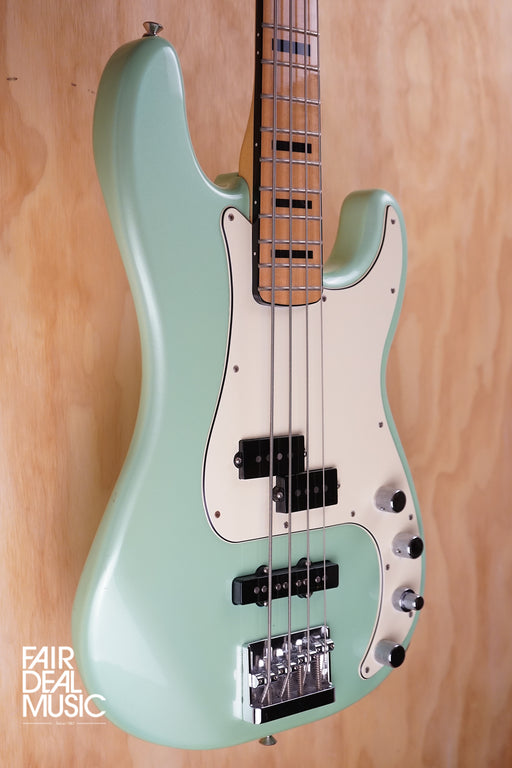 Fender FSR Deluxe Precision PJ Bass in Metallic Sea Green, USED - Fair Deal Music