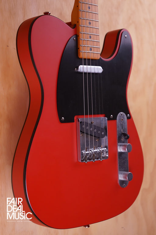 Squier 40th Anniversary Telecaster Vintage Edition in Satin Dakota Red, USED - Fair Deal Music