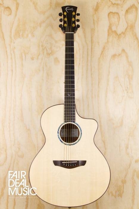 Faith FNCE Natural Neptune Cut Electro Acoustic Guitar, Ex Display - Fair Deal Music