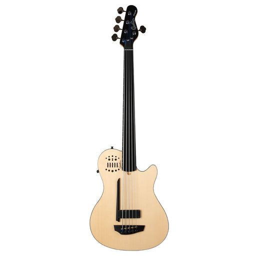 Godin A5 Ultra Semi-Acoustic Fretless Bass Guitar ~ Natural - Fair Deal Music