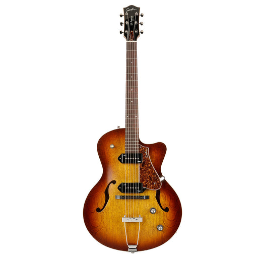 Godin 5th Avenue Semi-Acoustic Guitar ~ Cognac Burst Kingpin II P90 - Fair Deal Music