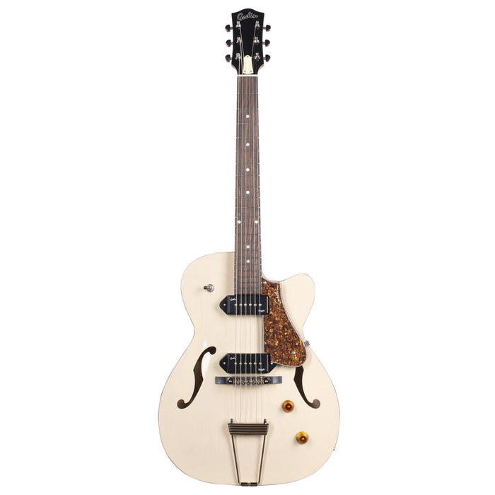 Godin 5th Avenue Thin Line Kingpin P90 Semi-Acoustic Guitar ~ Trans Cream - Fair Deal Music