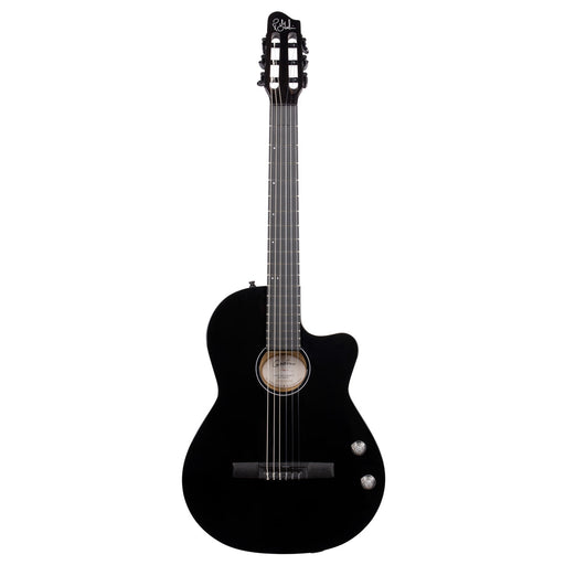 Godin Arena Pro Cutaway Bourbon Burst Nylon String Electro Guitar ~ Onyx Black with EQ - Fair Deal Music