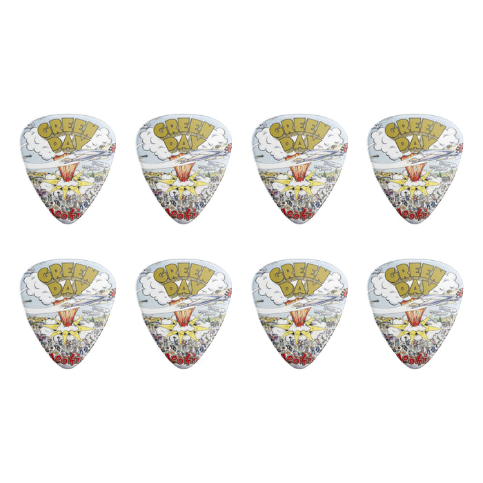 Green Day Dookie Double Sided Guitar Picks, Set of 8 - Fair Deal Music