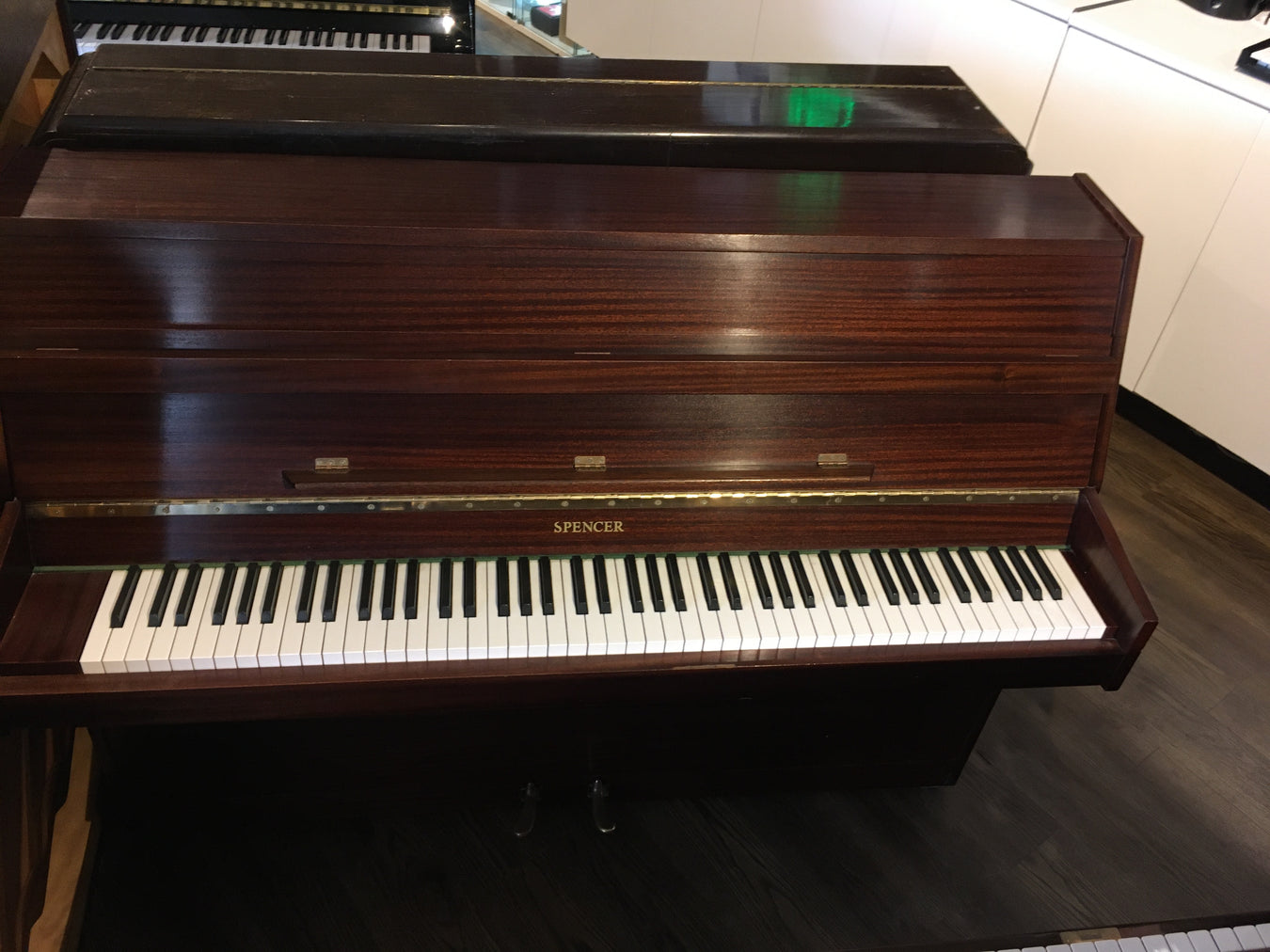 Spencer Acoustic Upright Piano in Mahogany [Used] - Fair Deal Music