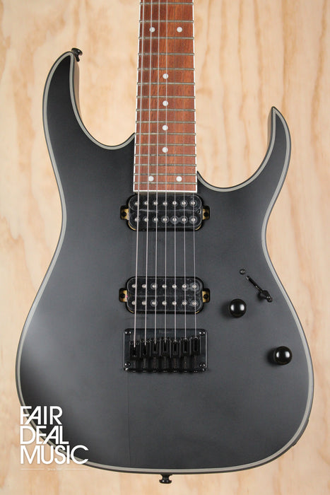 Ibanez RG7421EX 7 String Electric Guitar Black Flat, Ex Display - Fair Deal Music