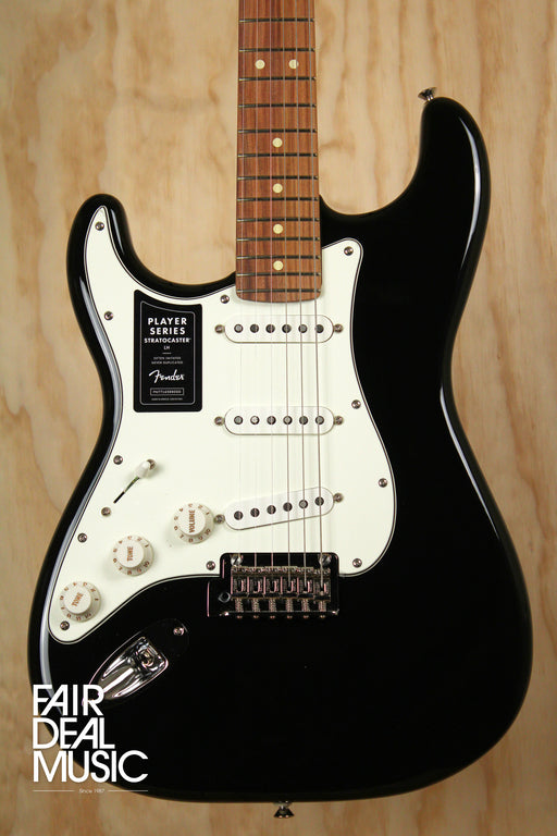 Fender Player Stratocaster Left Handed, Black, Ex Display - Fair Deal Music