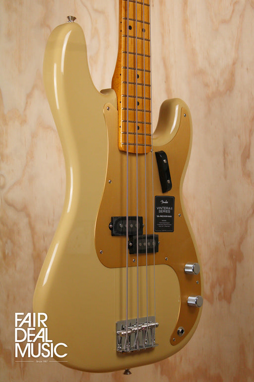 Fender Vintera II '50s Precision Bass, Desert Sand, Ex Display - Fair Deal Music