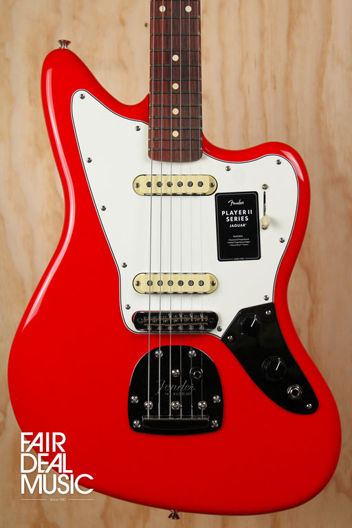 Fender Player II Jaguar in Coral Red, Ex Display - Fair Deal Music