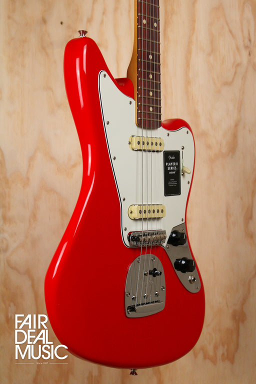 Fender Player II Jaguar in Coral Red, Ex Display - Fair Deal Music