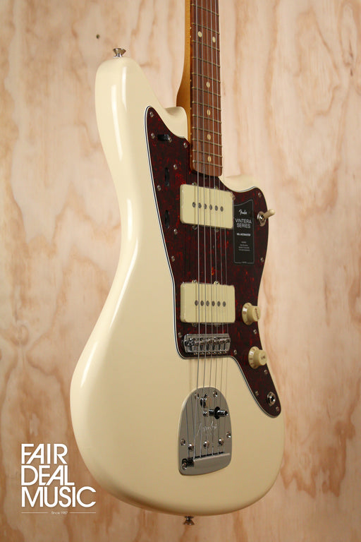 Fender Vintera '60s Jazzmaster in Olympic White, Ex Display - Fair Deal Music