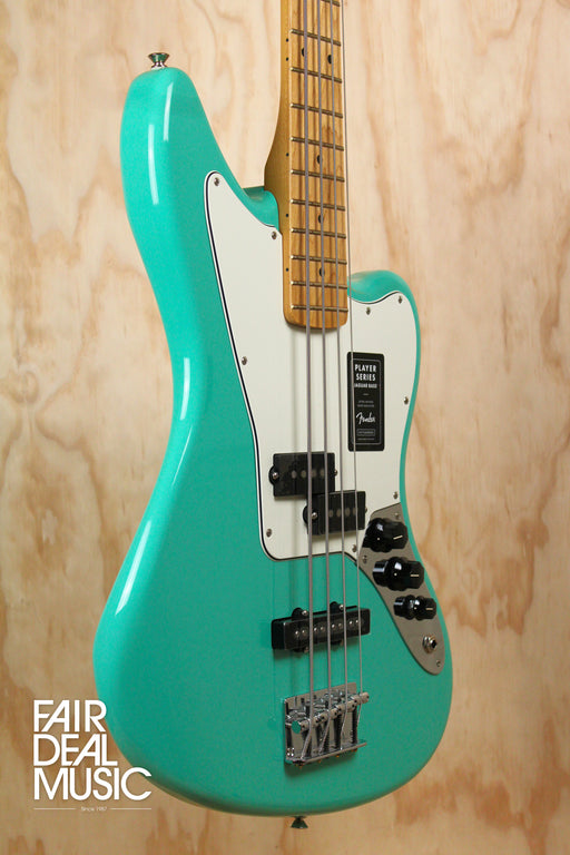 Fender Player Jaguar Bass, Sea Foam Green, Ex Display - Fair Deal Music