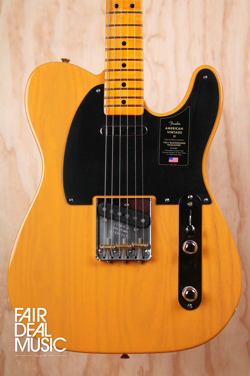 Fender American Vintage II 1951 Telecaster, Butterscotch Blonde, Ex Display - Fair Deal Music