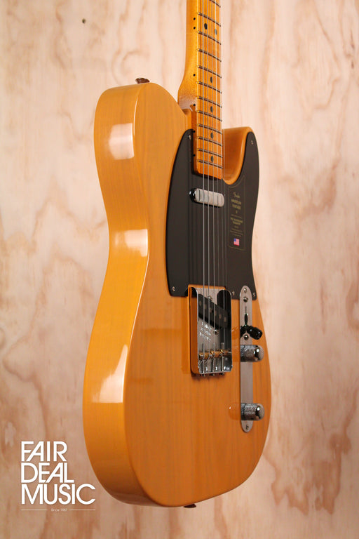 Fender American Vintage II 1951 Telecaster, Butterscotch Blonde, Ex Display - Fair Deal Music