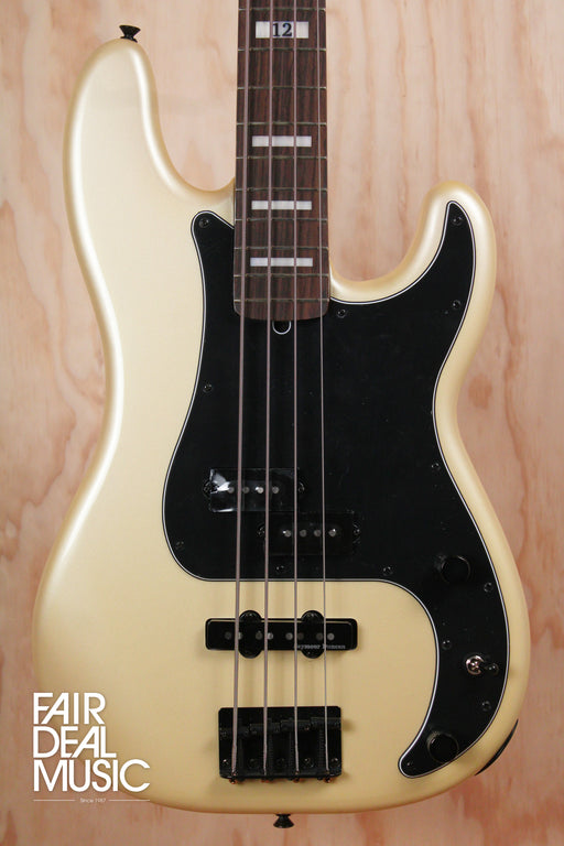 Fender Duff McKagan Deluxe Precision Bass in White Pearl, Ex Display - Fair Deal Music