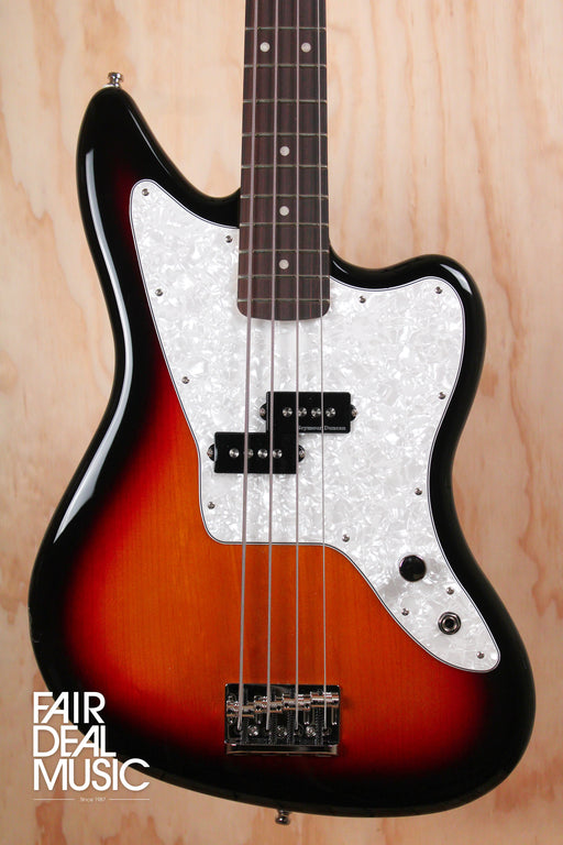 Fender Limited Edition Mark Hoppus Jaguar Bass in 3 Colour Sunburst, Ex Display - Fair Deal Music