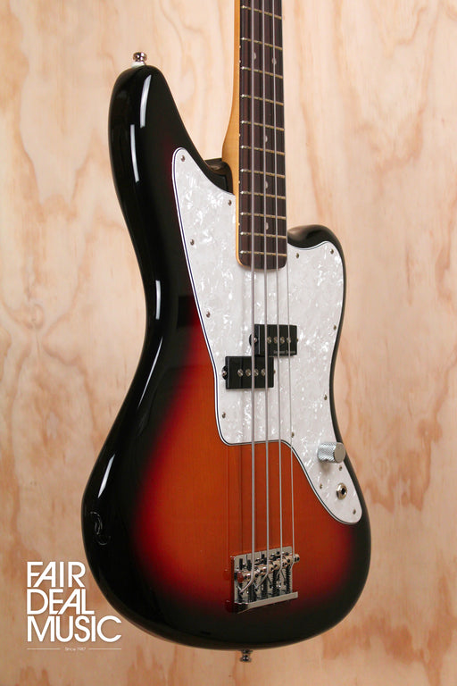 Fender Limited Edition Mark Hoppus Jaguar Bass in 3 Colour Sunburst, Ex Display - Fair Deal Music