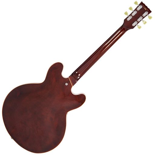 Vintage VSA500 ReIssued Semi Acoustic Guitar ~ Left Hand Natural Walnut - Fair Deal Music
