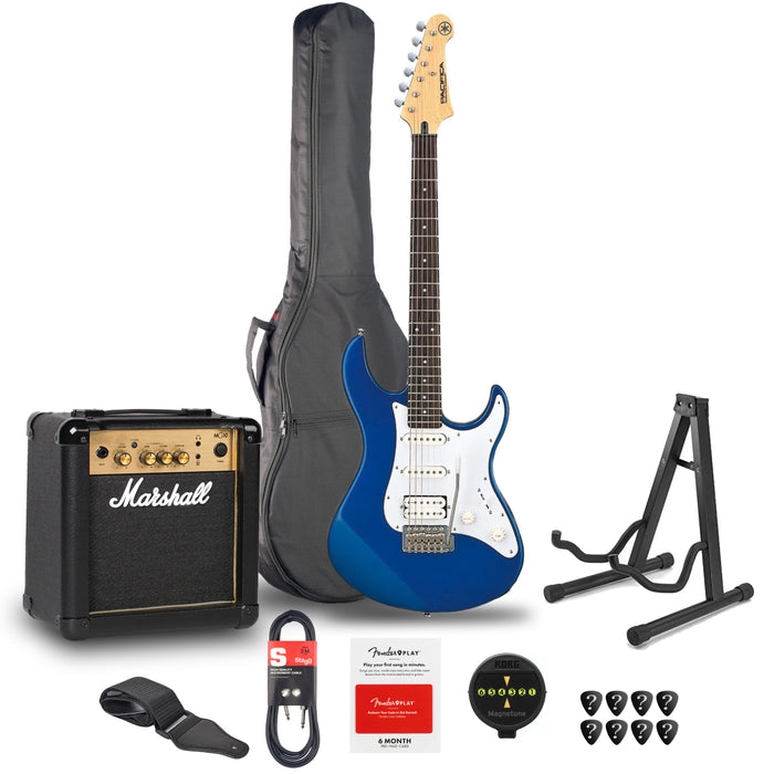 Yamaha Pacifica PA012 Dark Blue Metallic, Bundle - Fair Deal Music