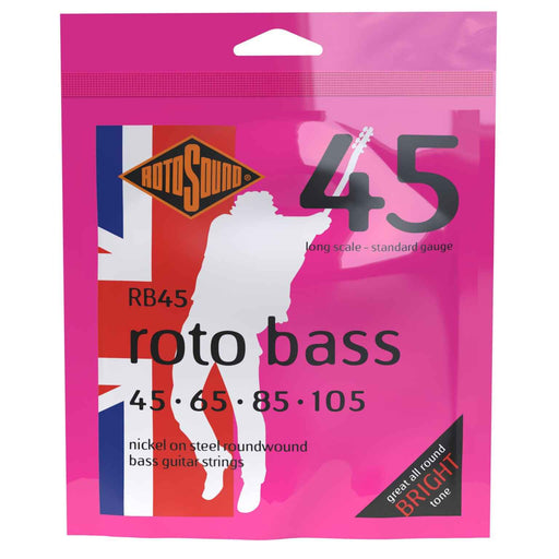 Rotosound RB45 Nickel Bass Guitar Strings, 45-105 - Fair Deal Music