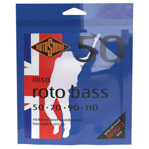 Rotosound RB50 Nickel Bass Guitar Strings, 50-110 - Fair Deal Music