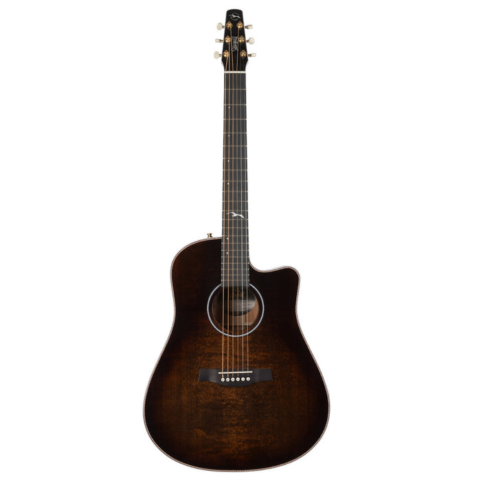 Seagull Artist Peppino Signature C/A Electro-Acoustic Guitar ~ Bourbon Burst with Bag - Fair Deal Music