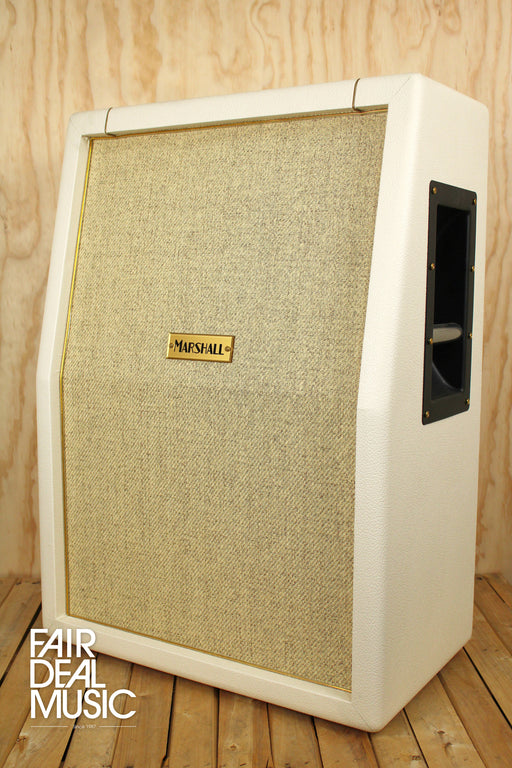 Marshall Design Store SV212 Studio Vintage 2x12 Speaker Cabinet, White Levant - Fair Deal Music