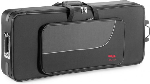 Stagg KTC-115 Keyboard Case with Wheels (fits up to 111 x 49 x 18 cm) - Fair Deal Music