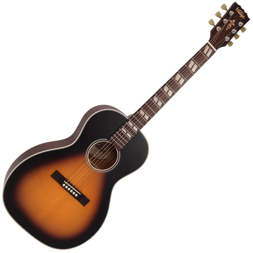 Vintage Historic Series 'Parlour' Acoustic Guitar ~ Vintage Sunburst - Fair Deal Music