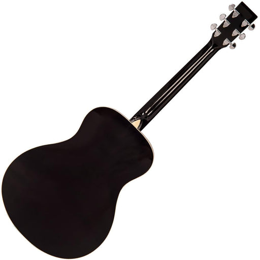 Vintage V300 Acoustic Folk Guitar ~ Black - Fair Deal Music