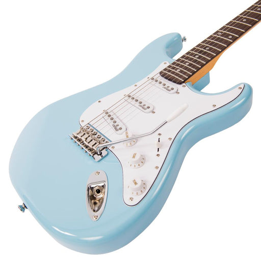 Vintage V6 ReIssued Electric Guitar ~ Laguna Blue - Fair Deal Music