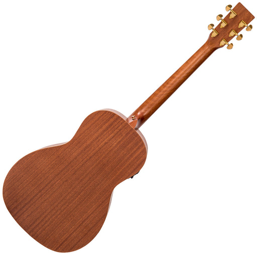 Vintage Mahogany Series 'Parlour' Electro-Acoustic Guitar ~ Satin Mahogany - Fair Deal Music