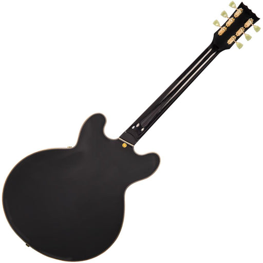 Vintage VSA500 ReIssued Semi Acoustic Guitar ~ Boulevard Black - Fair Deal Music