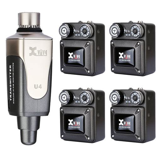 Xvive In-Ear Monitor Wireless System with 4 Receivers - Fair Deal Music