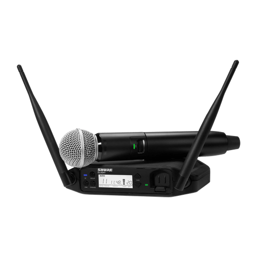 Shure GLXD24+/SM58 Digital Wireless Handheld System with SM58® Vocal Microphone - Fair Deal Music