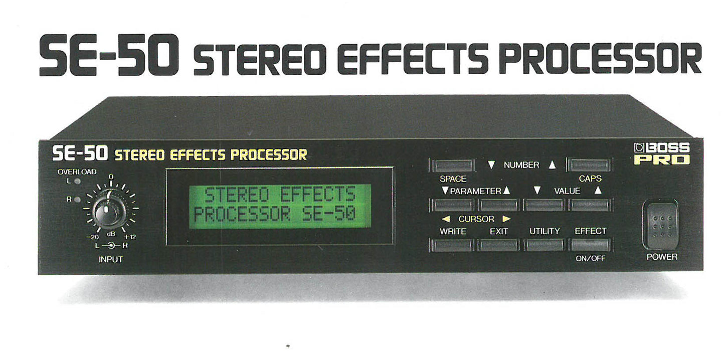 Boss SE-50 Multi-effects Processor, USED - Fair Deal Music