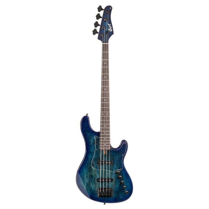 Cort GB Fusion 4 Bass Guitar, Blue Burst - Fair Deal Music