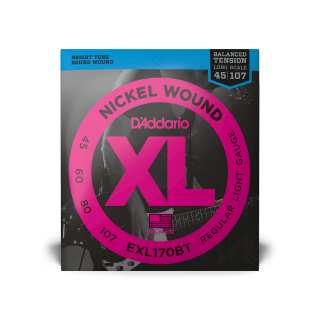 D'Addario, EXL170, 45-107 Regular Light, Balanced Tension, Long Scale, XL Nickel - Fair Deal Music