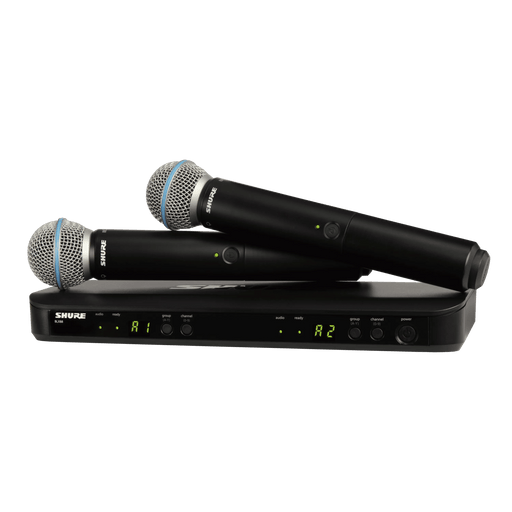 Shure BLX288/B58 Wireless Dual Vocal System with two BETA 58A Transmitter Mics - Fair Deal Music