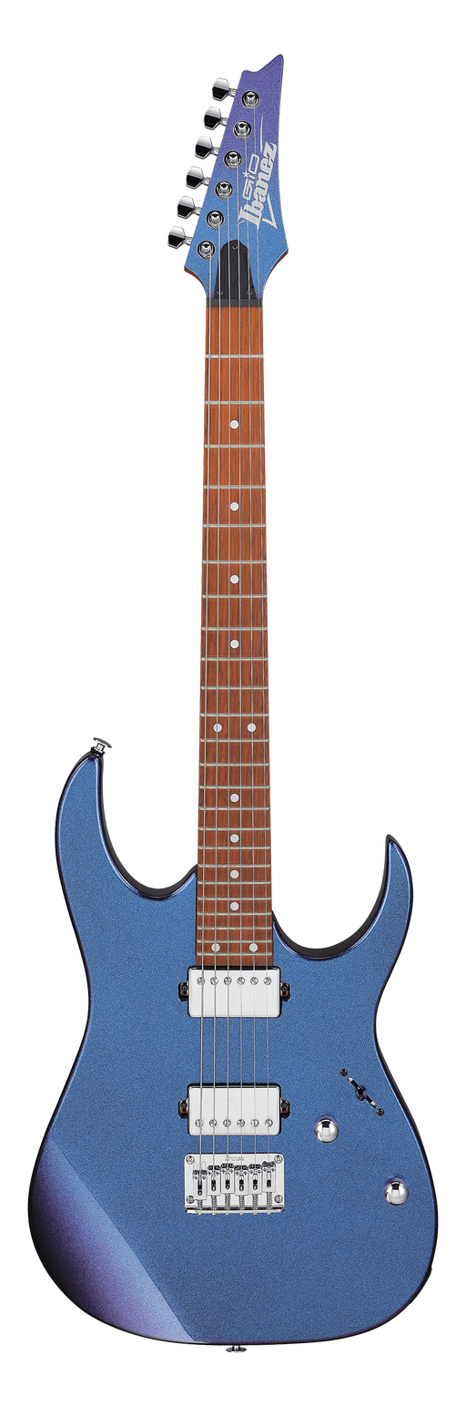 Ibanez GRG121SP Gio RG Electric Guitar, Blue Metal Chameleon - Fair Deal Music