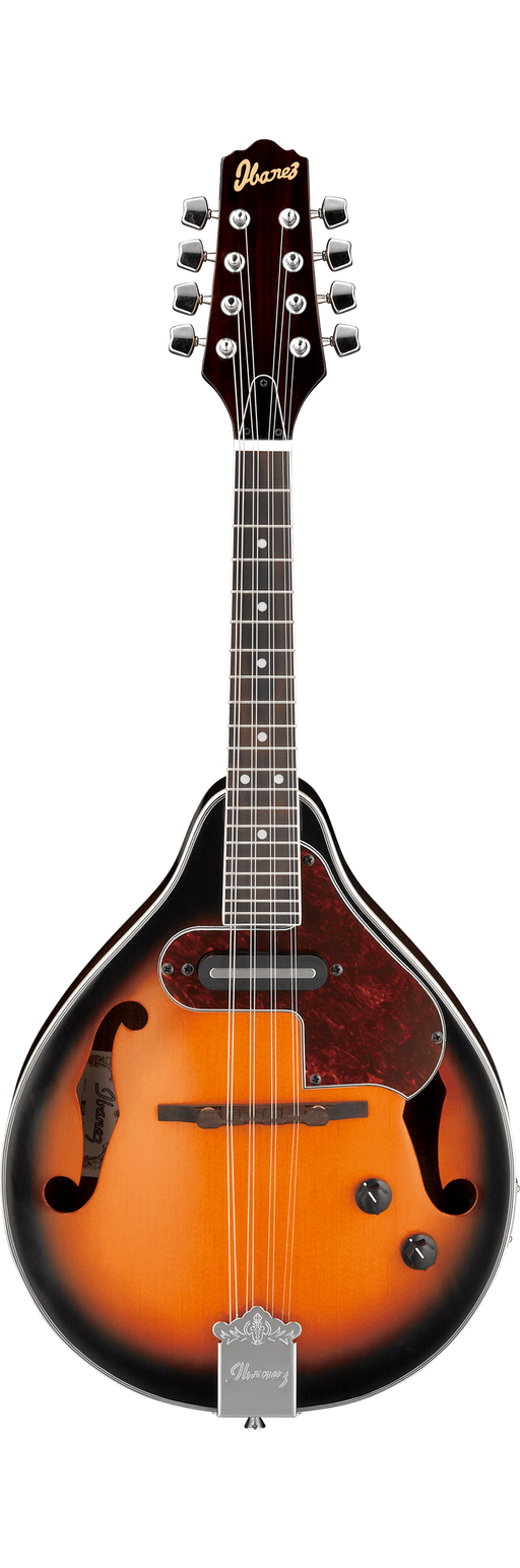 Ibanez M510E Electro-Acoustic Mandolin, Brown Sunburst, Ex Display - Fair Deal Music