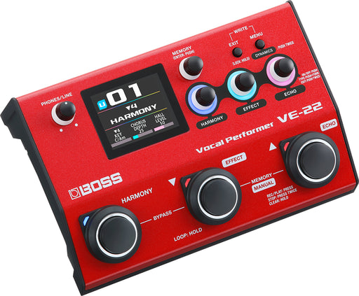 Boss VE-22 Vocal Performer Effects Processor Pedal - Fair Deal Music