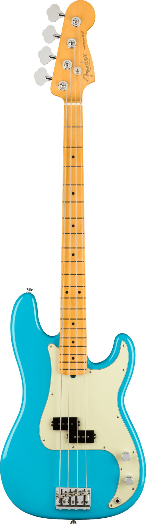 Fender American Professional II Precision Bass MN Miami Blue, Ex Display - Fair Deal Music