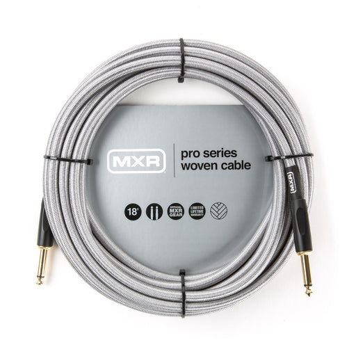 MXR DCIW18 Pro Series Woven Instrument Cable 18ft Grey - Fair Deal Music