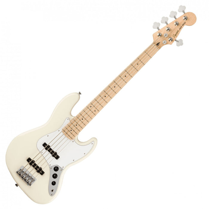 Squier Affinity Jazz Bass V MN，奥林匹克白— Fair Deal Music