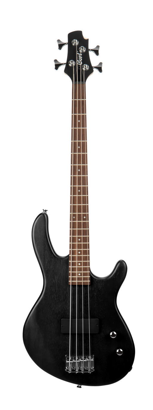 Cort Action Junior Bass Open Pore Black, Bundle - Fair Deal Music