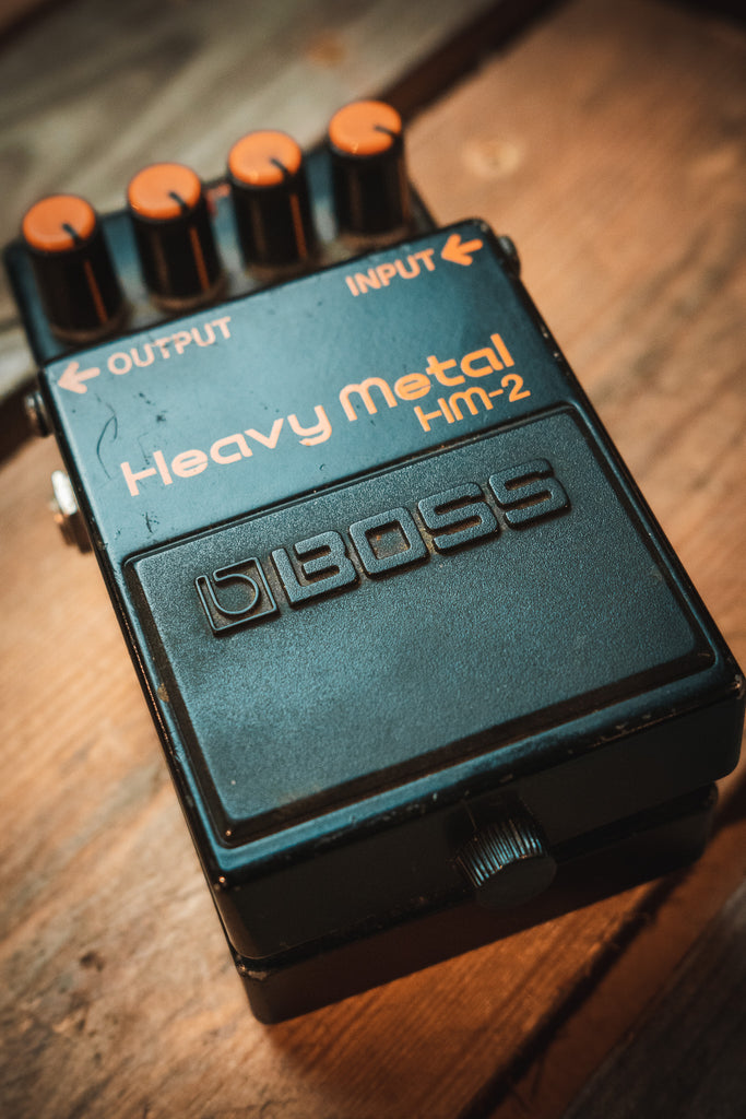 Boss 1990 HM-2 Distortion Pedal (Black Label), USED — Fair Deal Music